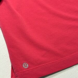 lululemon athletica Coral-Red Short Sleeve Tee